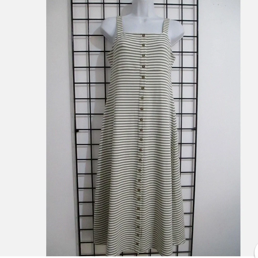 Cremieux Striped Tank Midi Dress - Picture 10 of 11